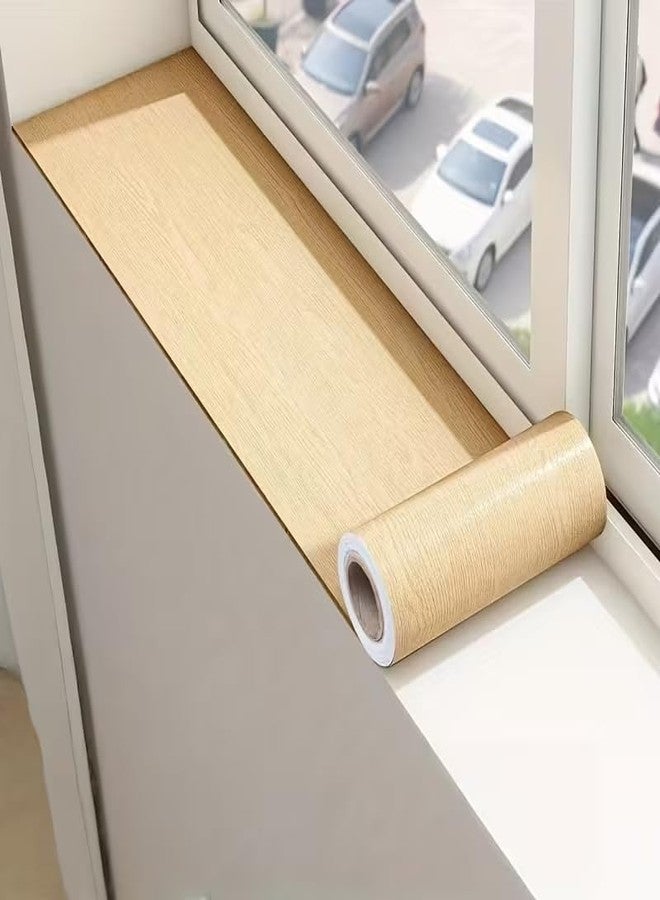 HAPPYMATES Realistic Wood Grain Repair Tape for Floors, Furniture, Baseboards, and Wallpaper - Protective Tape for Kitchen, Bedroom, Living Room Countertops Protection Tape (8 inch X 150 inch) - Image 1